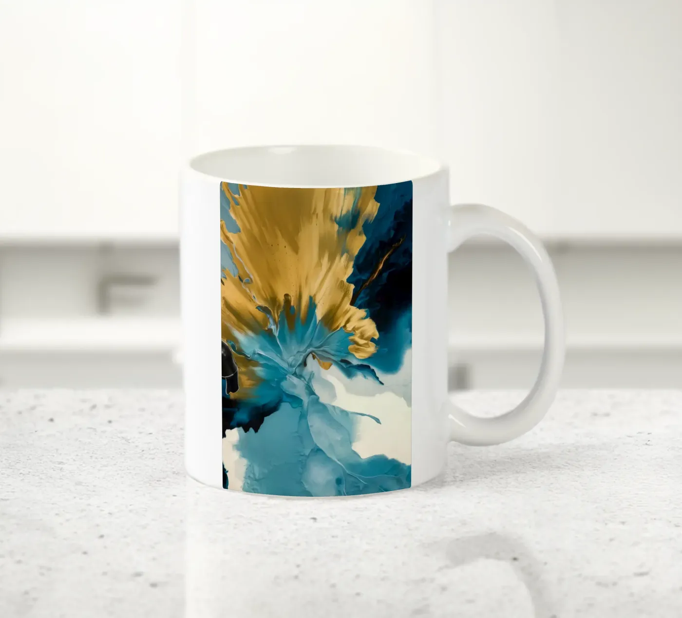 Explosion Tide Crest ceramic mug by Monarch Arc