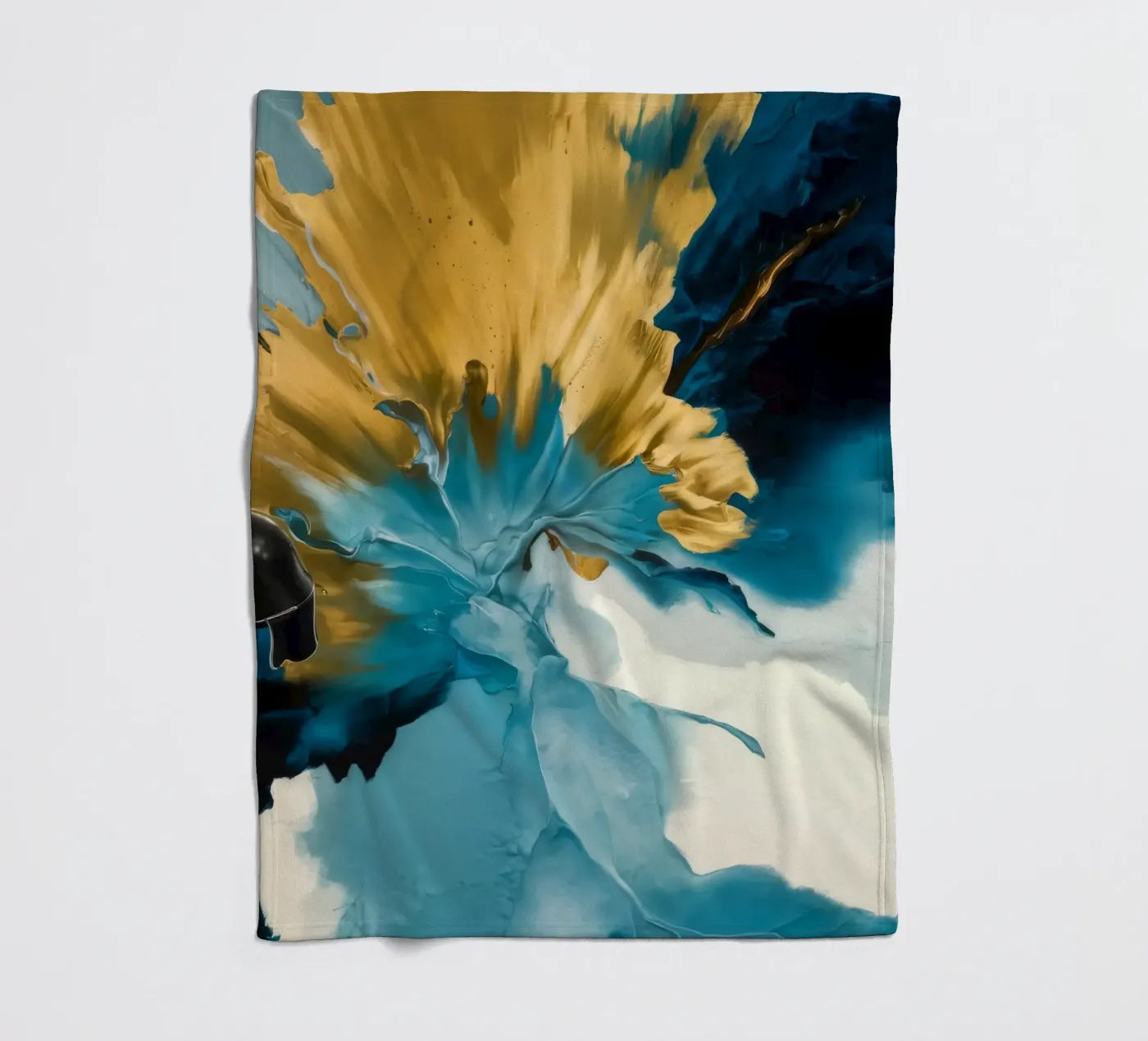 Explosion Tide Crest fleece blanket by Monarch Arc