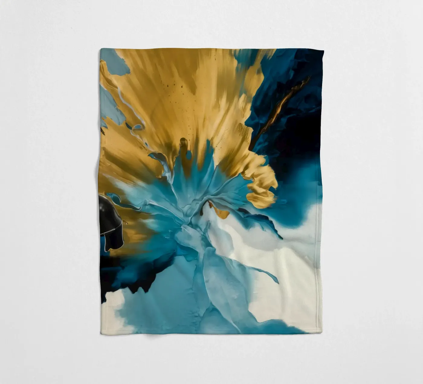 Explosion Tide Crest fleece blanket by Monarch Arc