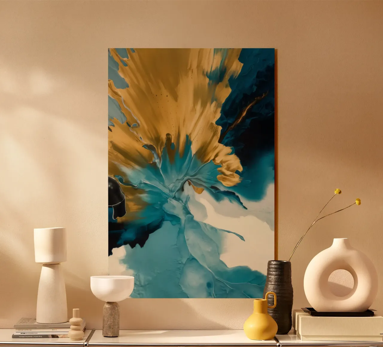 Explosie getijdenkruis acryl van Monarch Arc