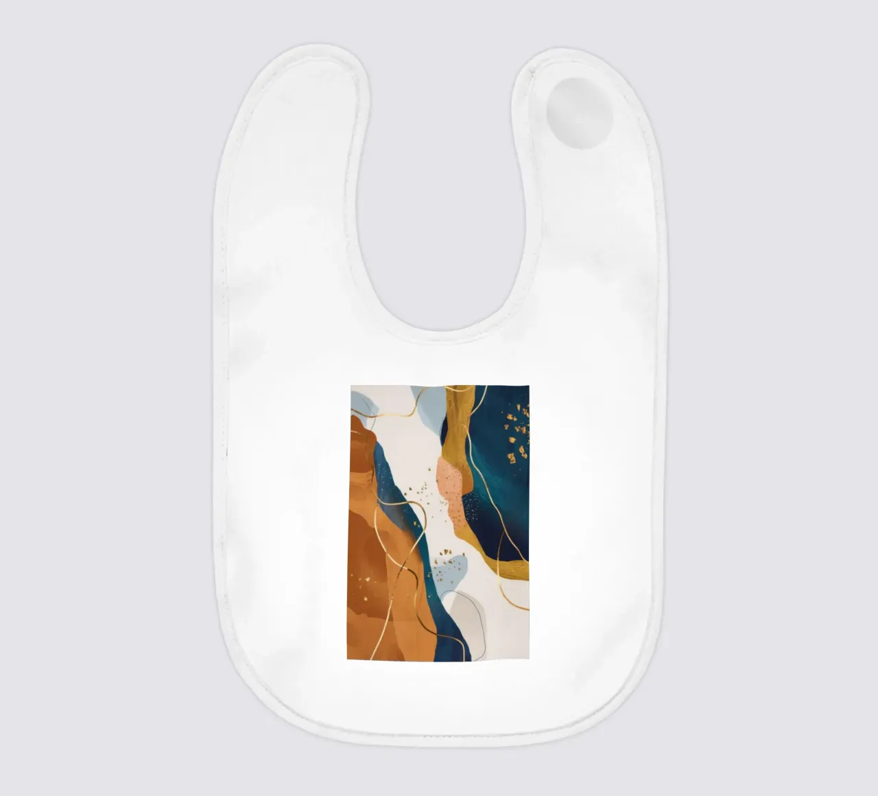 Threaded Earth Glow baby bib by Monarch Arc