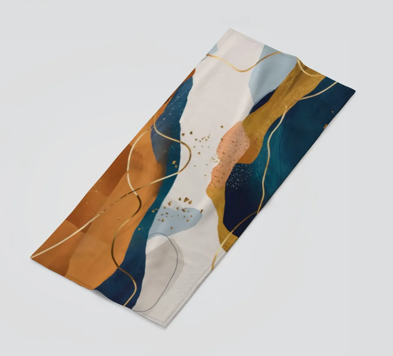 Threaded Earth Glow beach towel by Monarch Arc