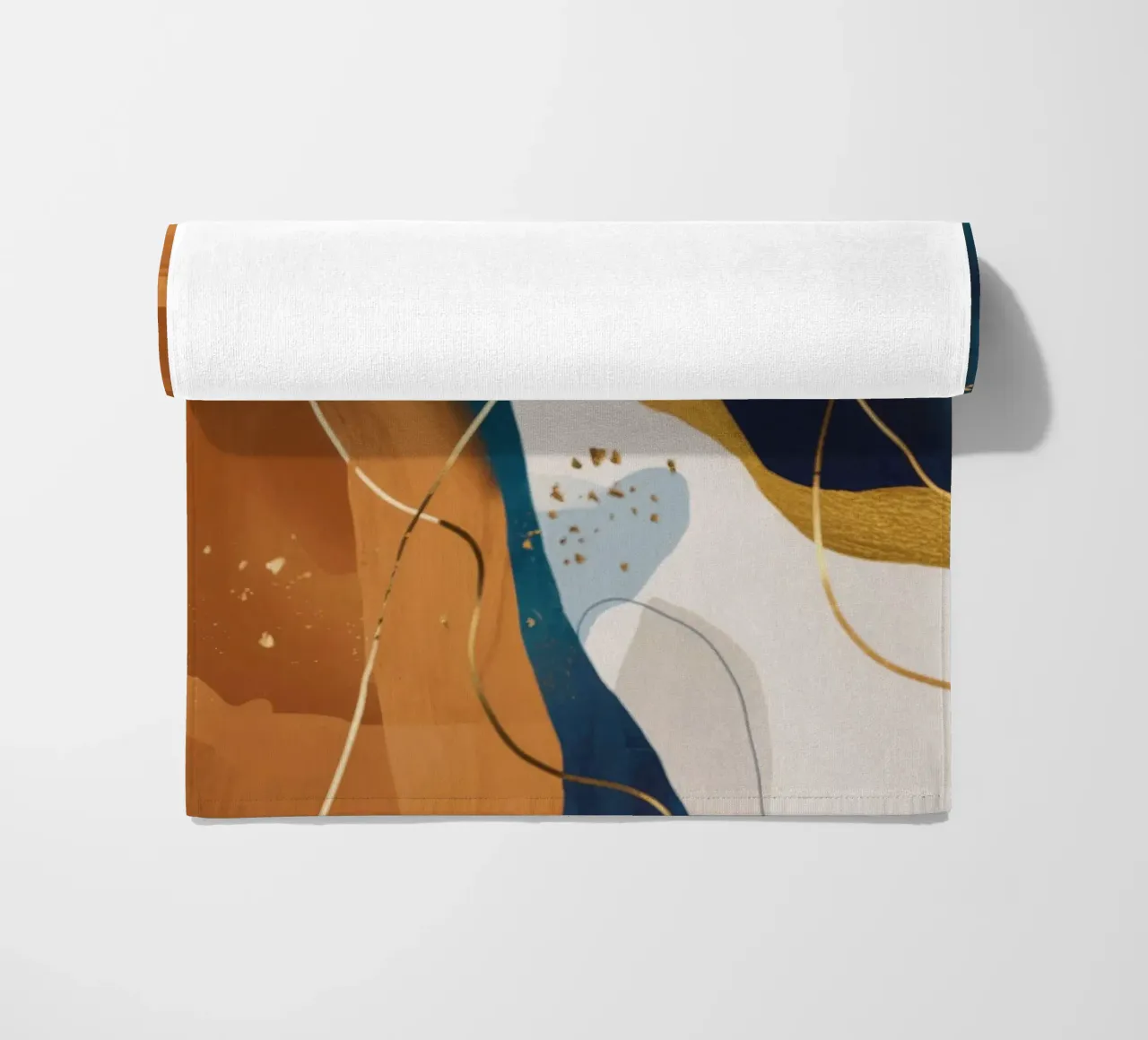 Threaded Earth Glow beach towel by Monarch Arc