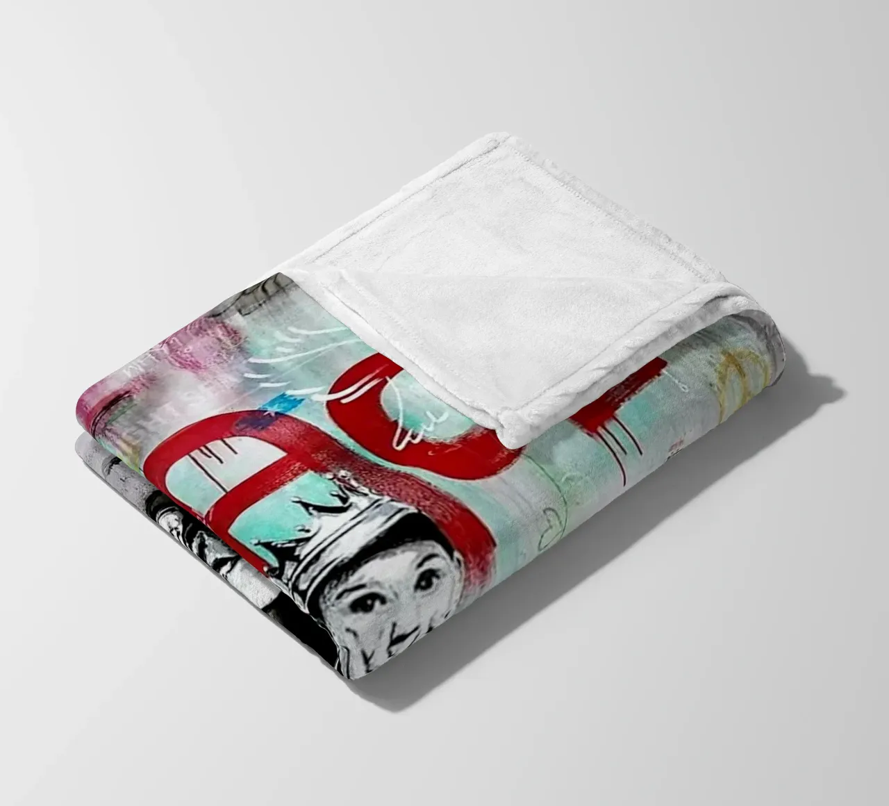 I Want Peace fleece blanket by Betty Shops