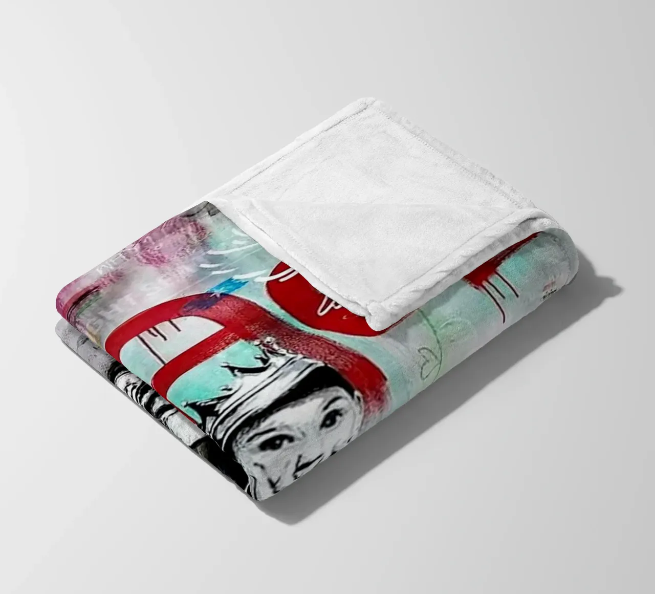 I Want Peace fleece blanket by Betty Shops