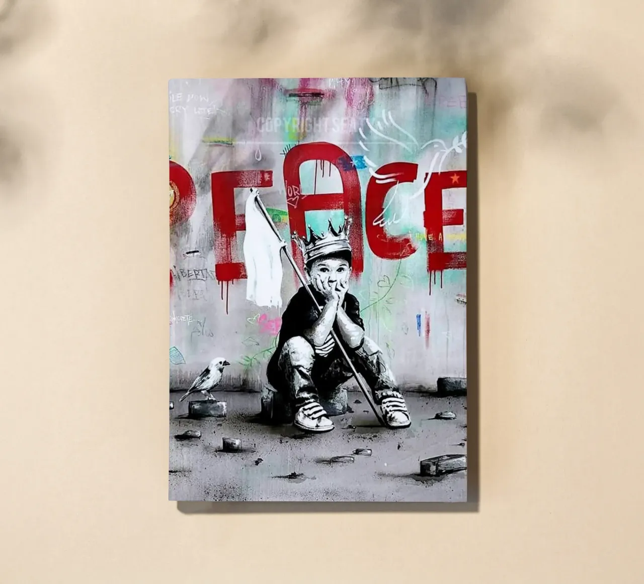 I Want Peace notebook by Betty Shops