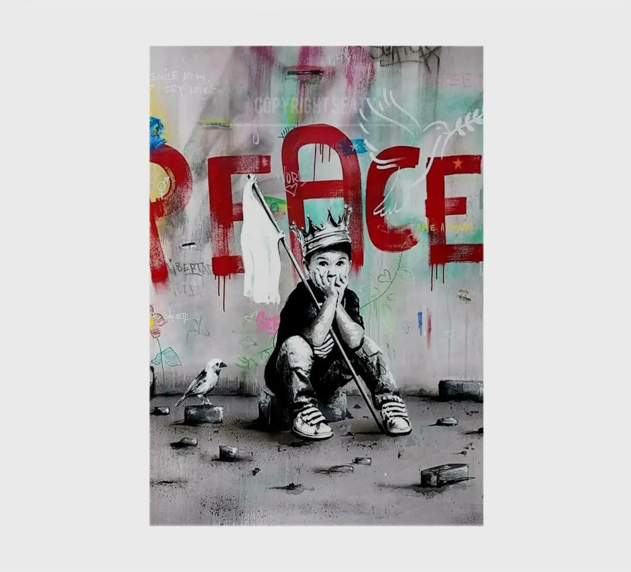I Want Peace notebook by Betty Shops