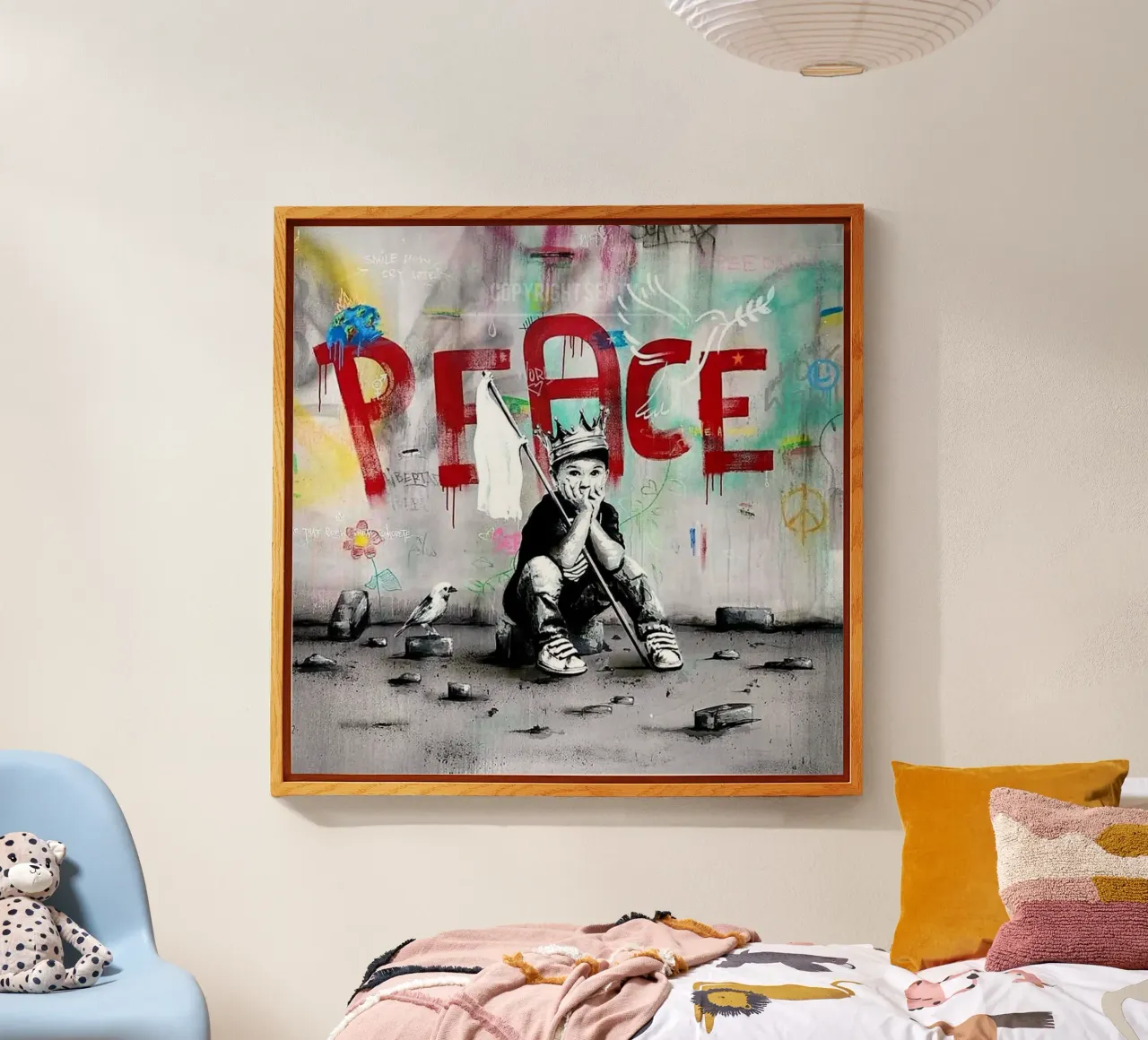 Voglio la pace plexiglass da Betty Shops