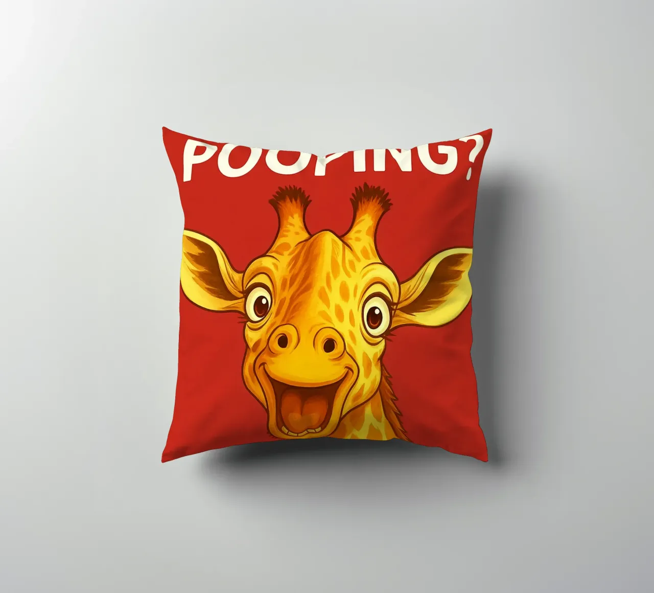 giraffa stai facendo la cacca cuscino da PitaraS