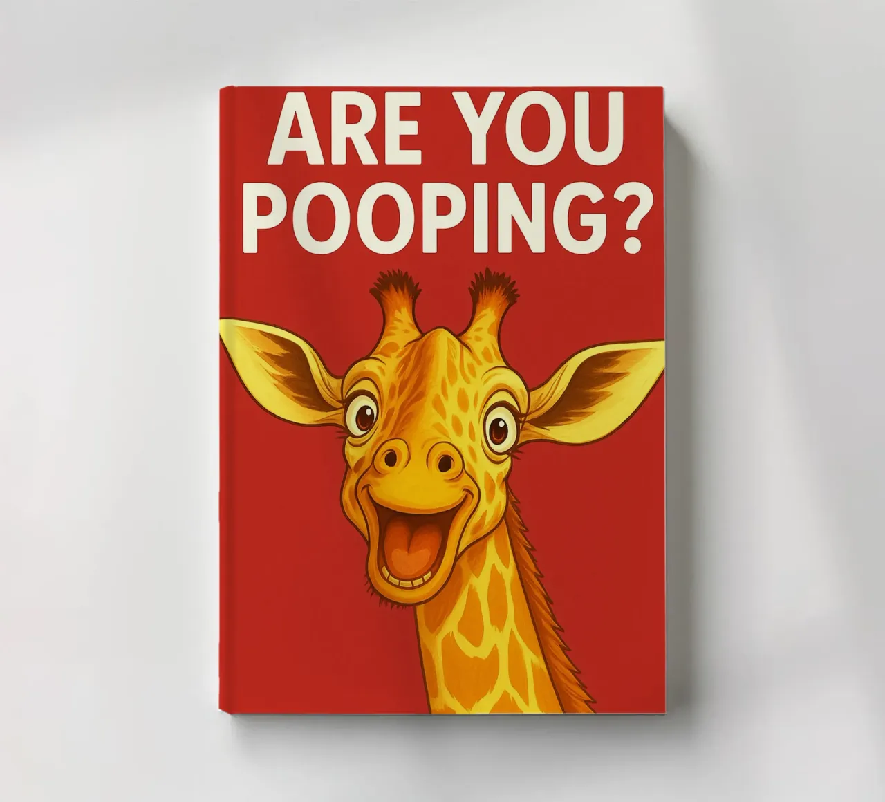 giraffe are you pooping notebook by PitaraS