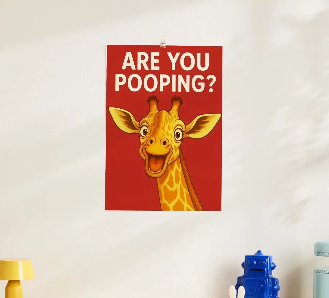 giraffa stai facendo la cacca carta hahnemühle da PitaraS