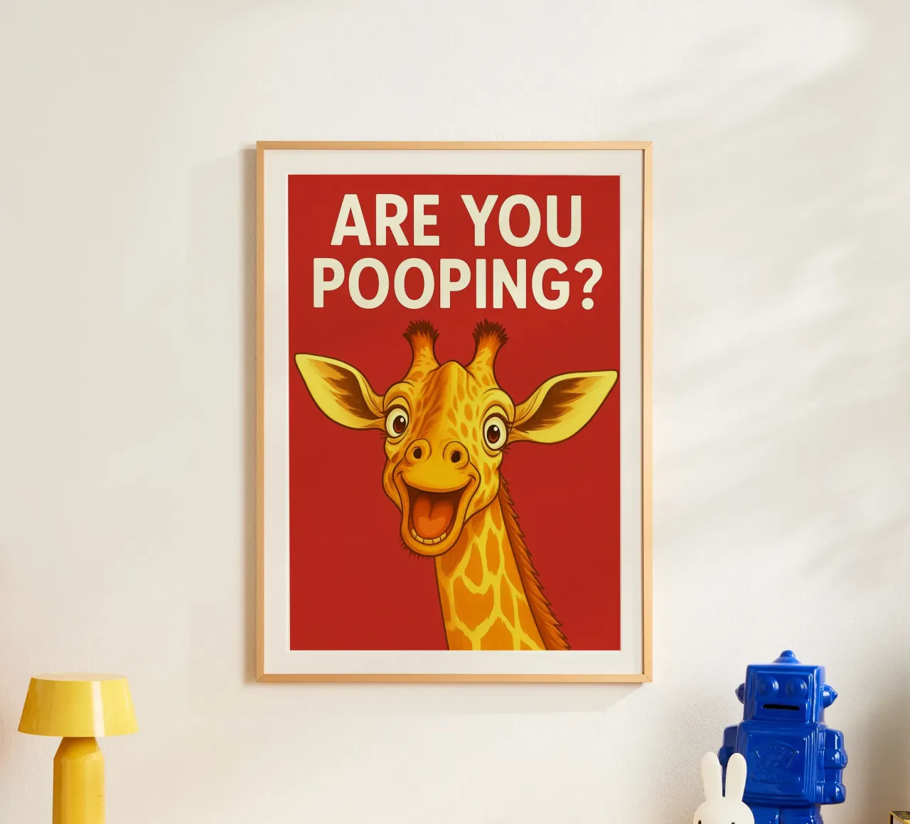 giraffa stai facendo la cacca carta hahnemühle da PitaraS