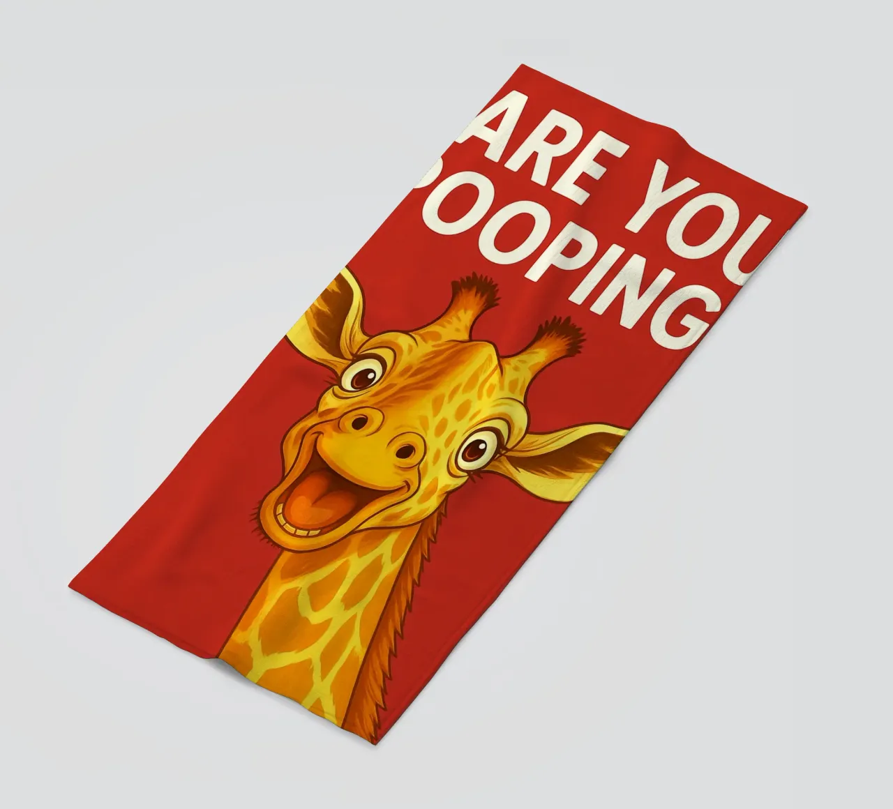 giraffa stai facendo la cacca telo mare da PitaraS