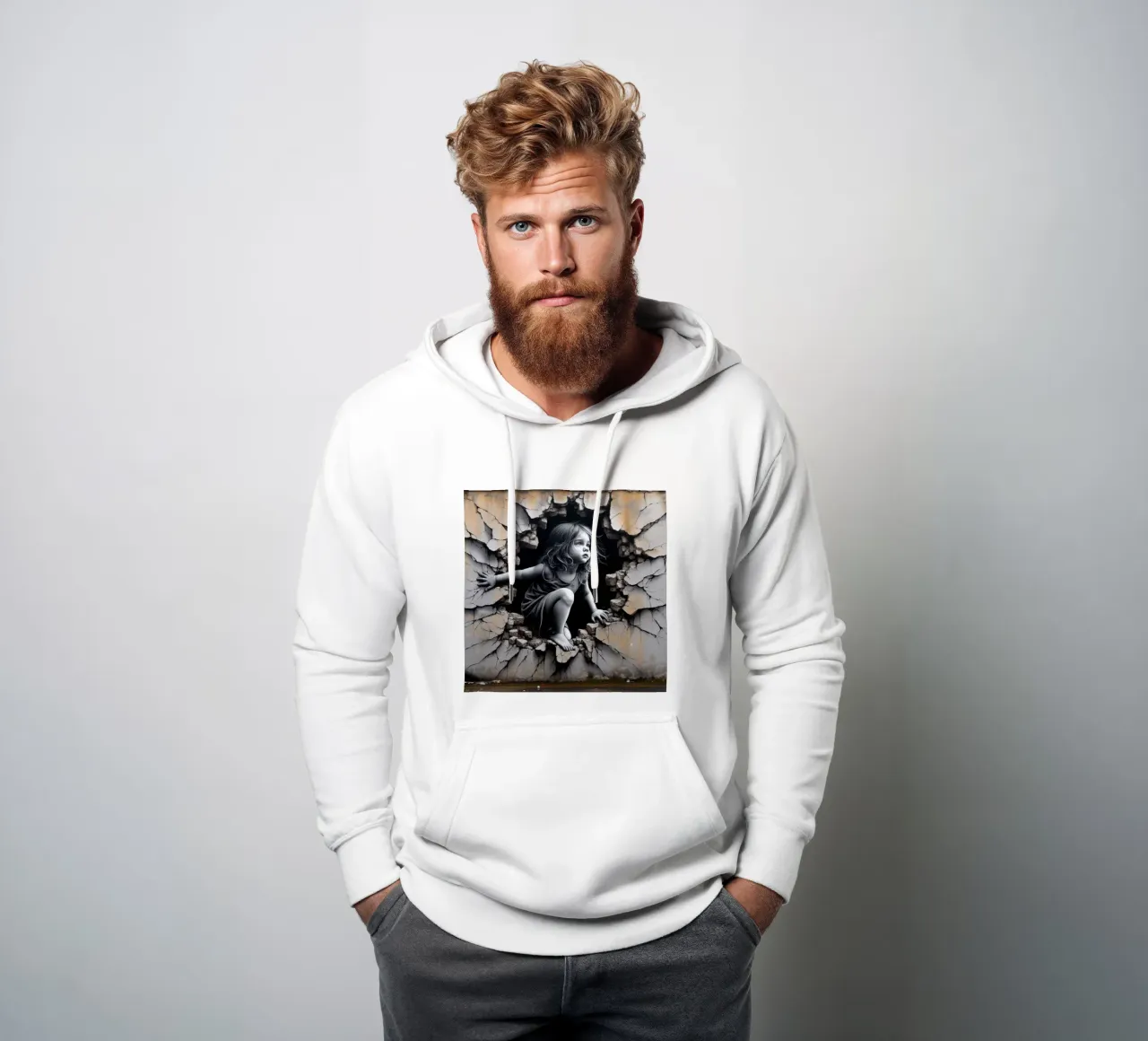 L'arte è vita felpa con cappuccio da Betty Shops
