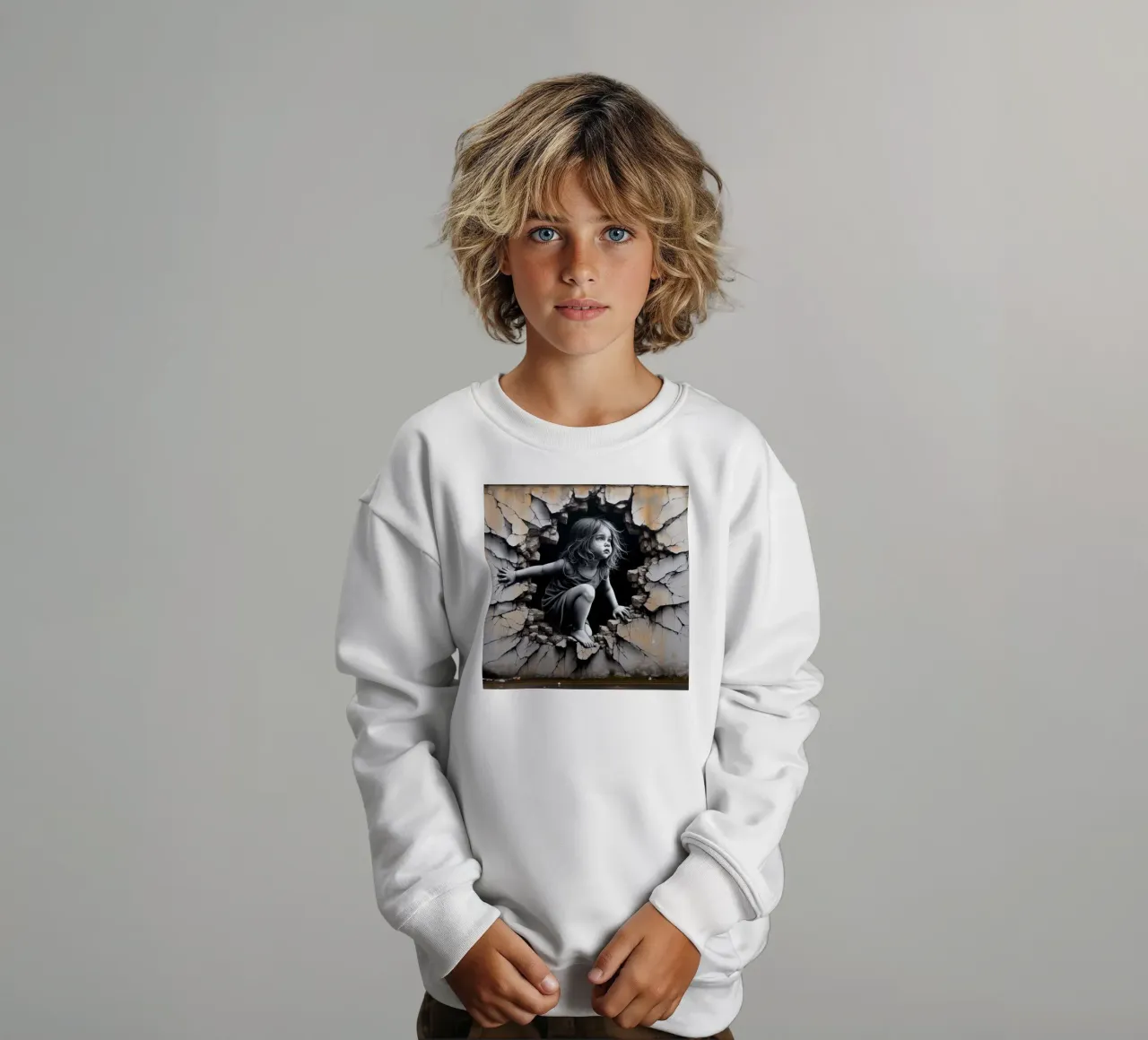 L'arte è vita felpa bambino da Betty Shops