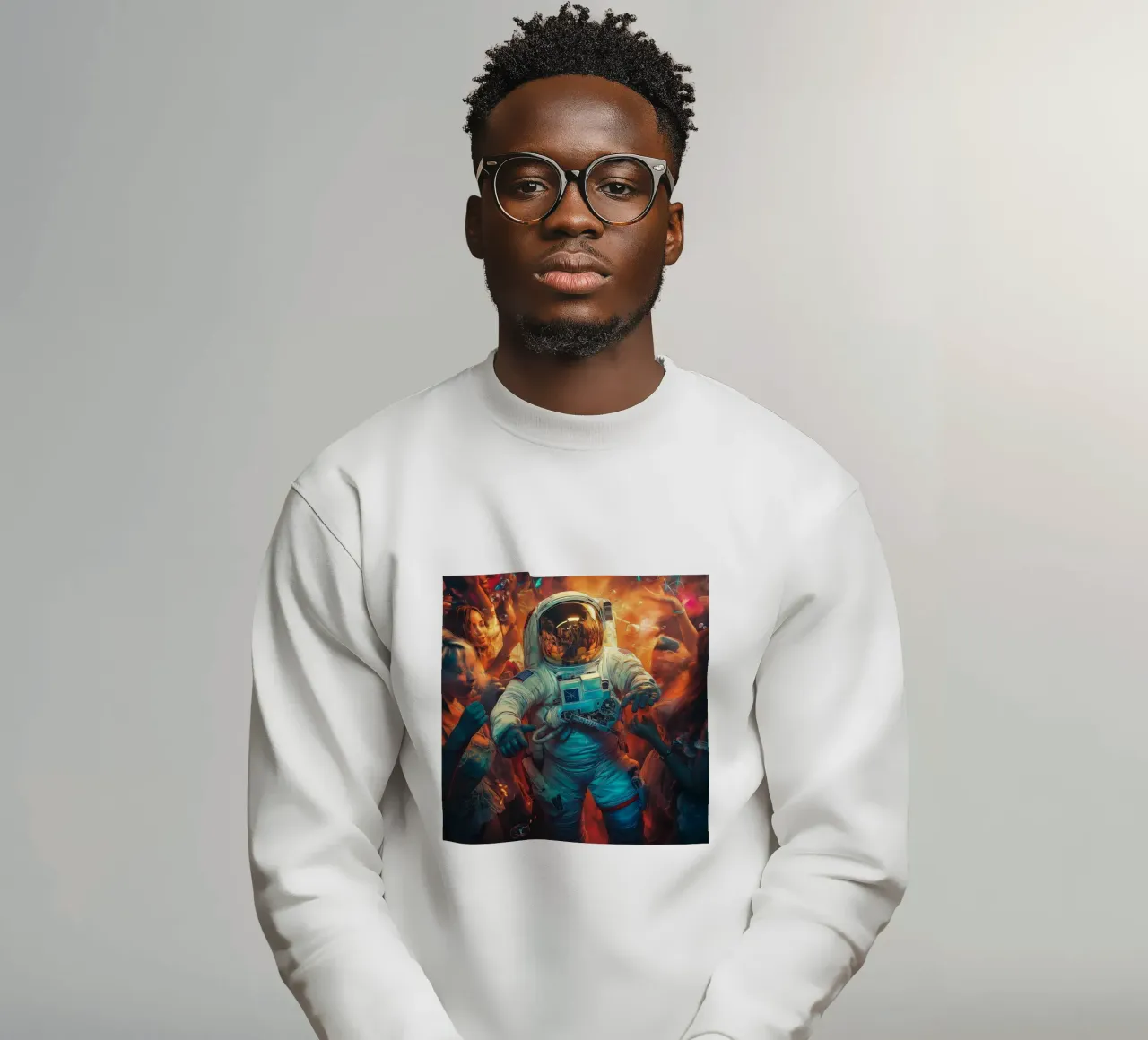 Astronaut in the party felpa da Motivate-Today