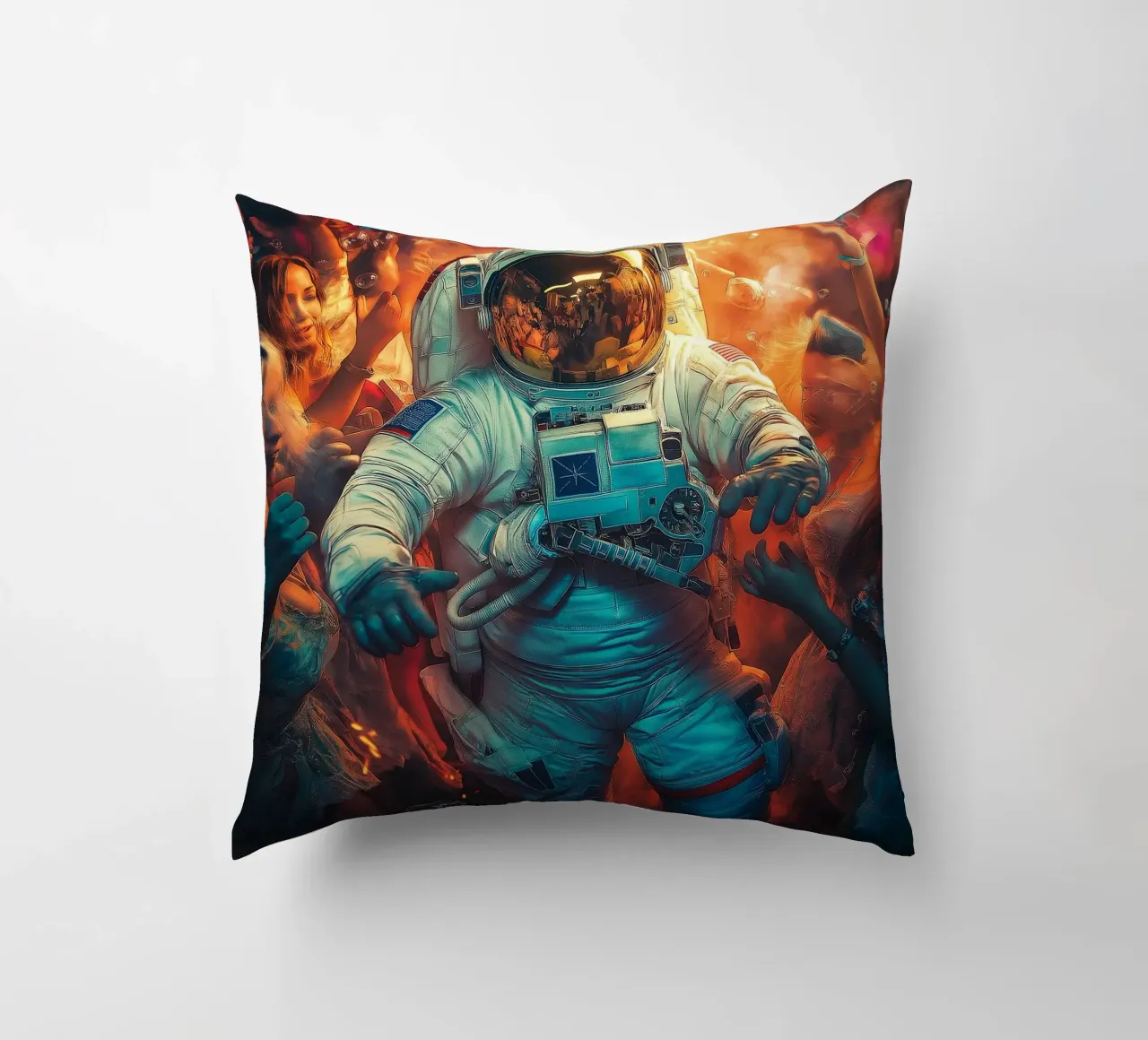 Astronaut in the party cuscino da Motivate-Today