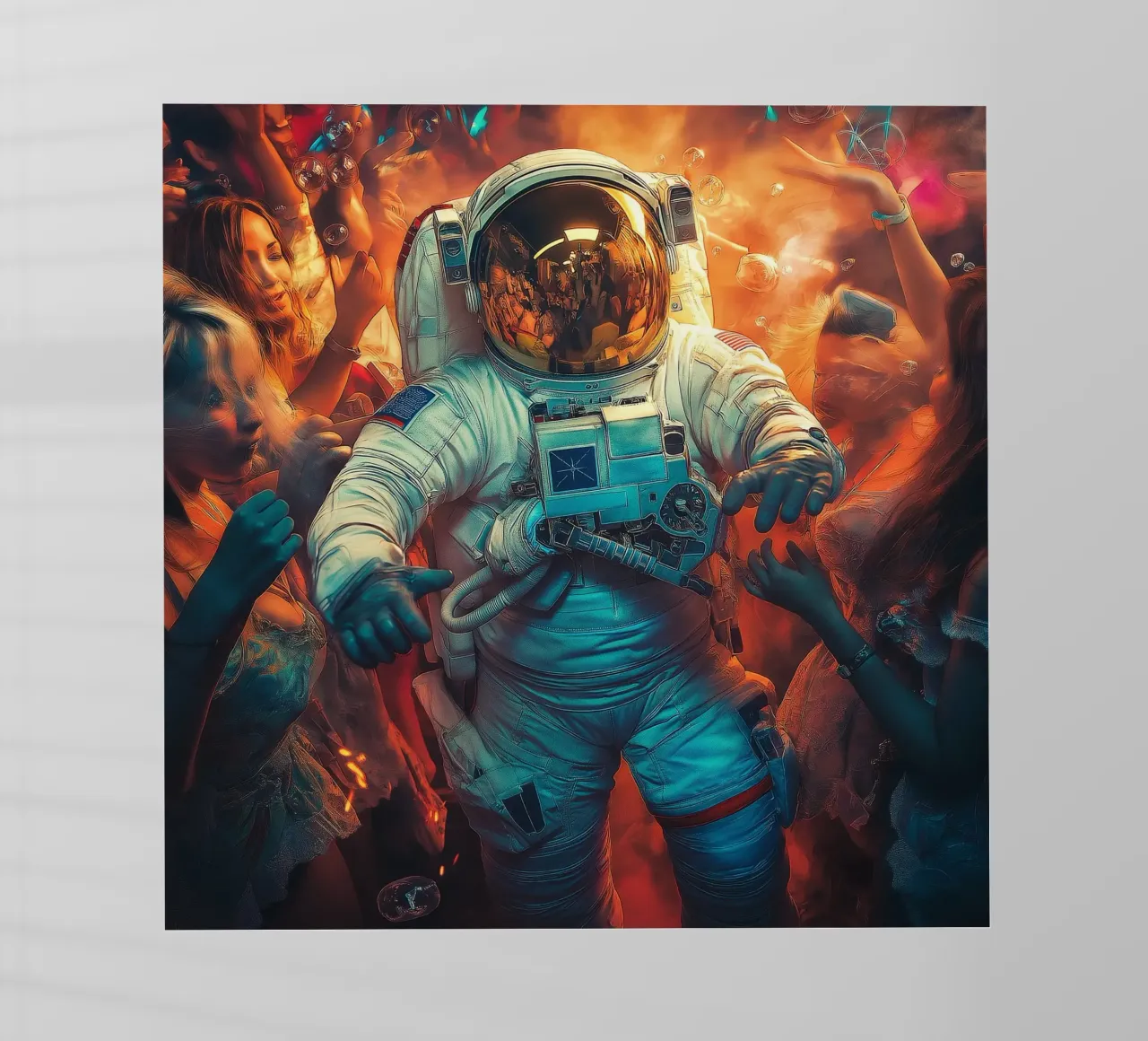 Astronaut in the party pellicola backlit da Motivate-Today