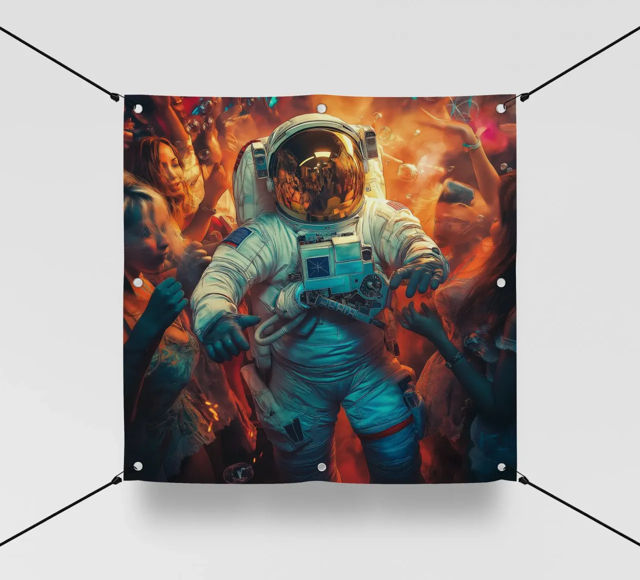 Astronaut in the party telo in pvc da Motivate-Today