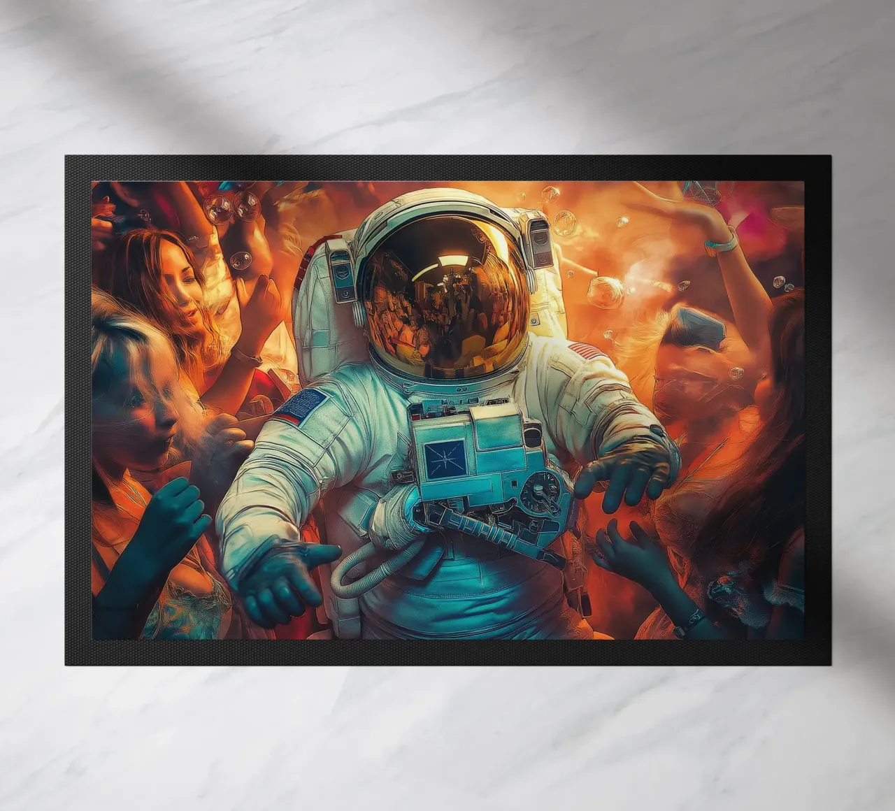 Astronaut in the party zerbino da Motivate-Today