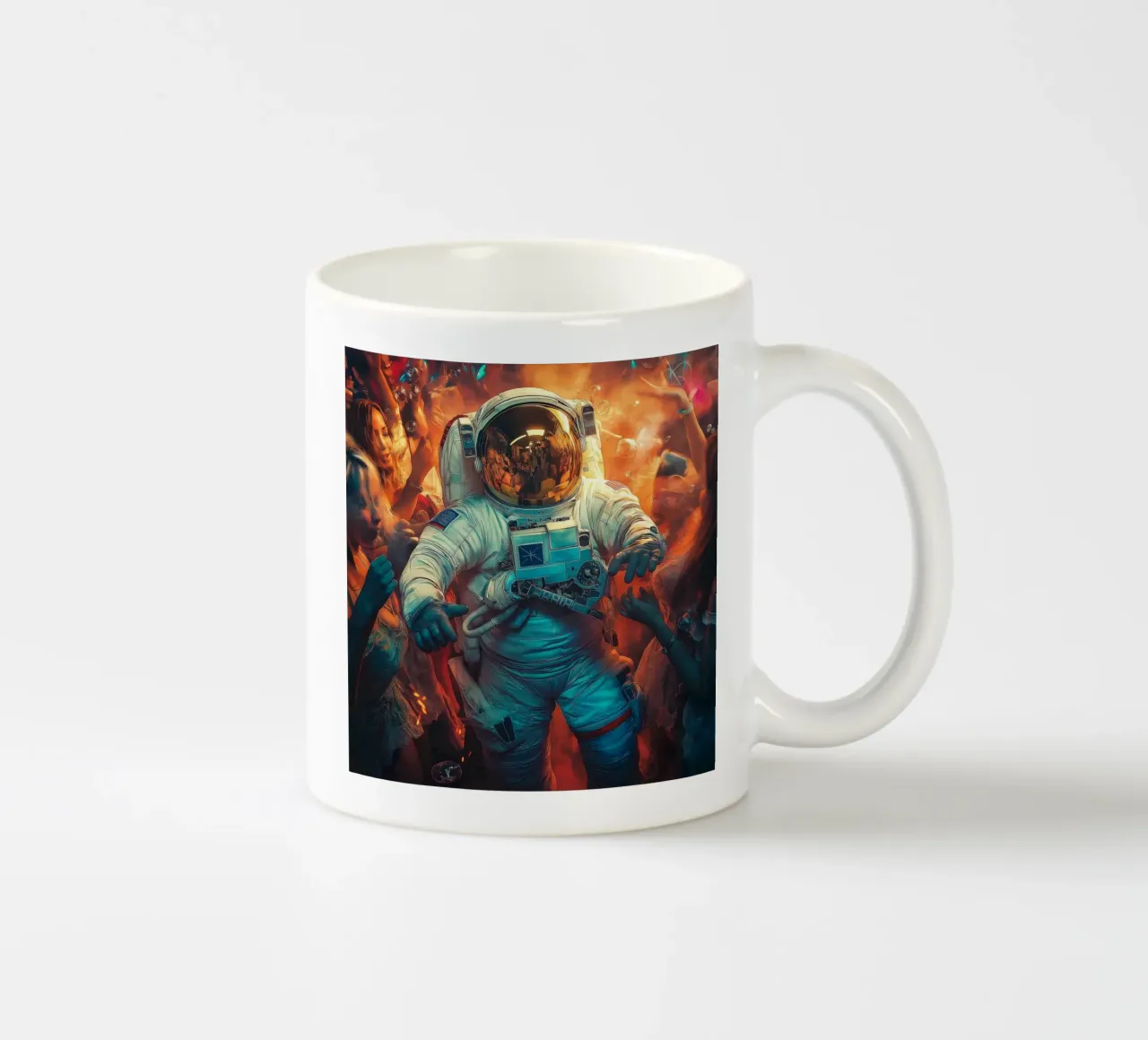 Astronaut in the party tazza in ceramica da Motivate-Today