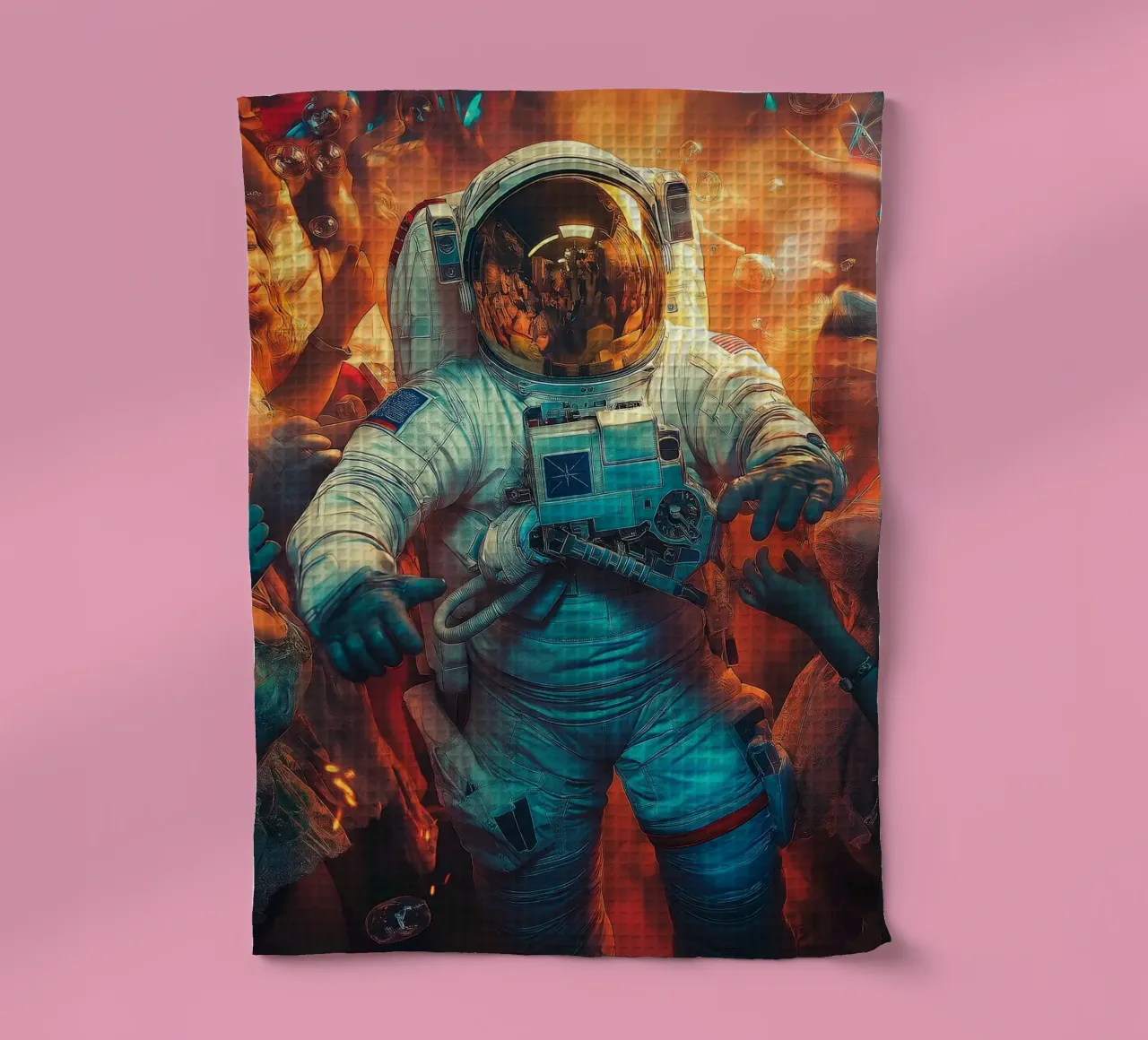 Astronaut in the party canovaccio da cucina da Motivate-Today