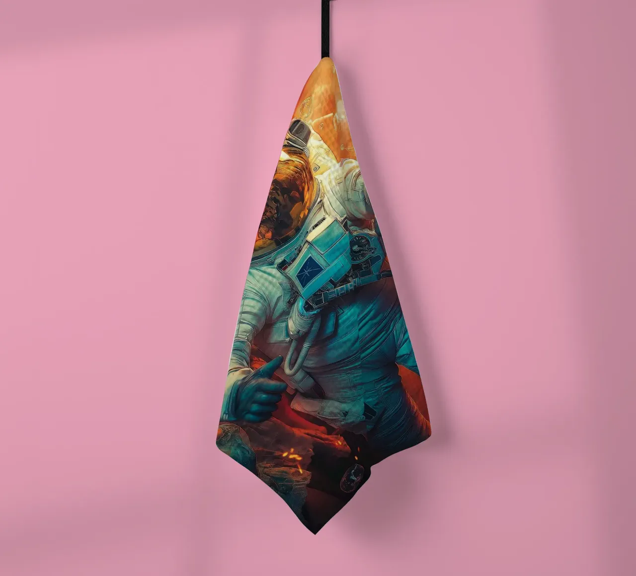 Astronaut in the party canovaccio da cucina da Motivate-Today