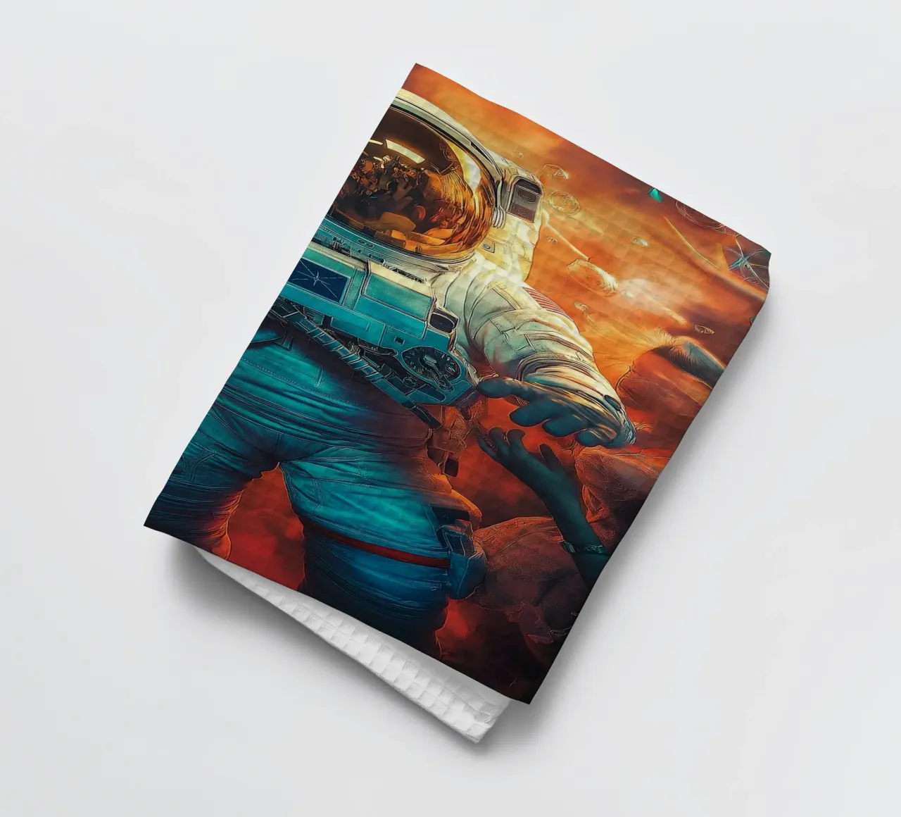 Astronaut in the party canovaccio da cucina da Motivate-Today