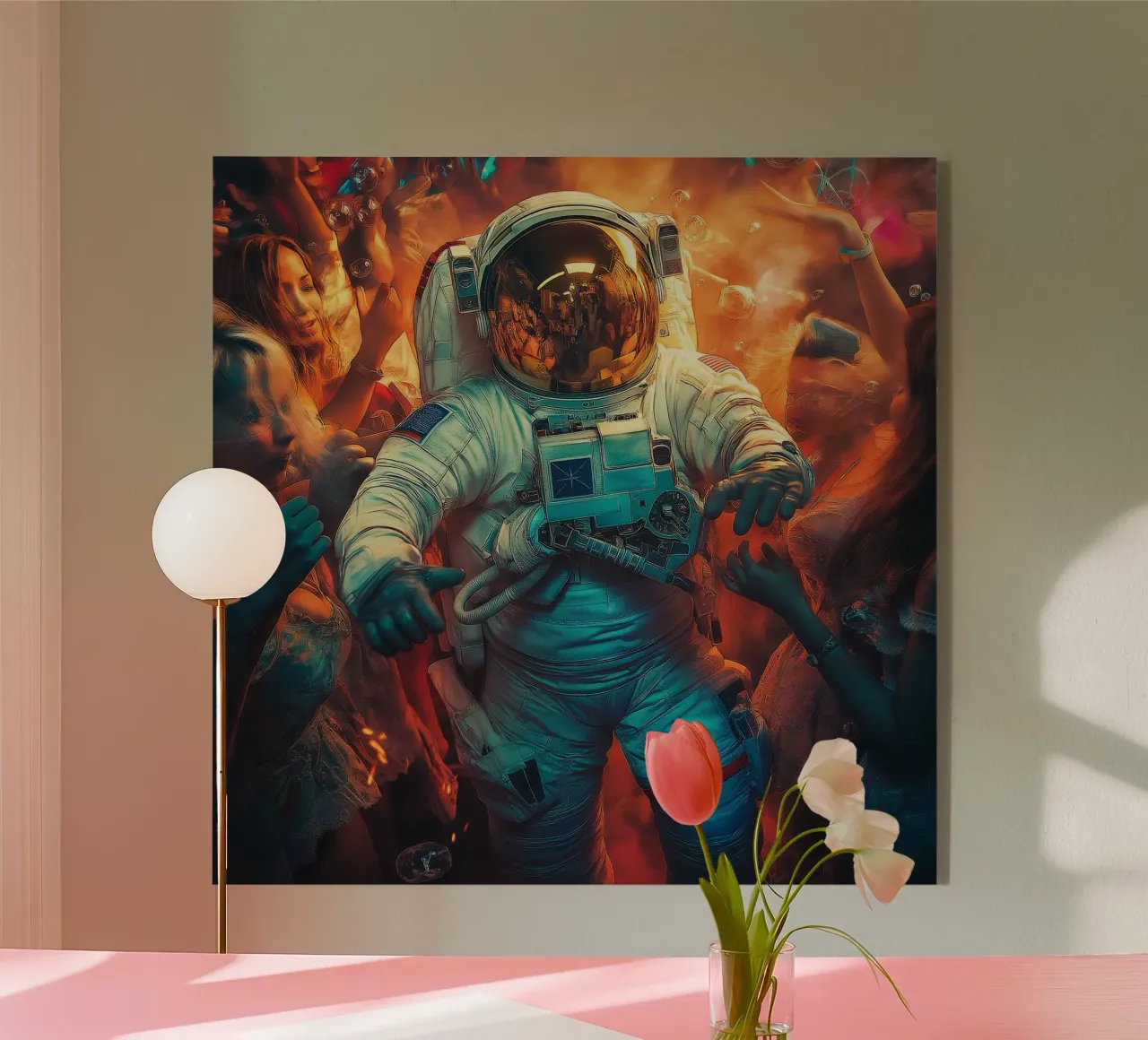 Astronaut in the party plexiglass da Motivate-Today