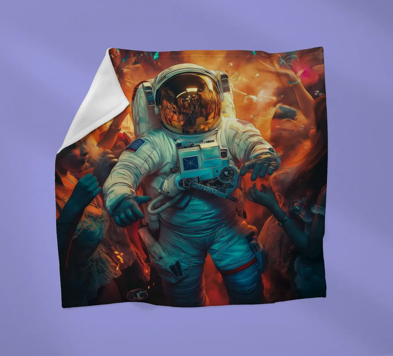 Astronaut in the party coperta in pile da Motivate-Today