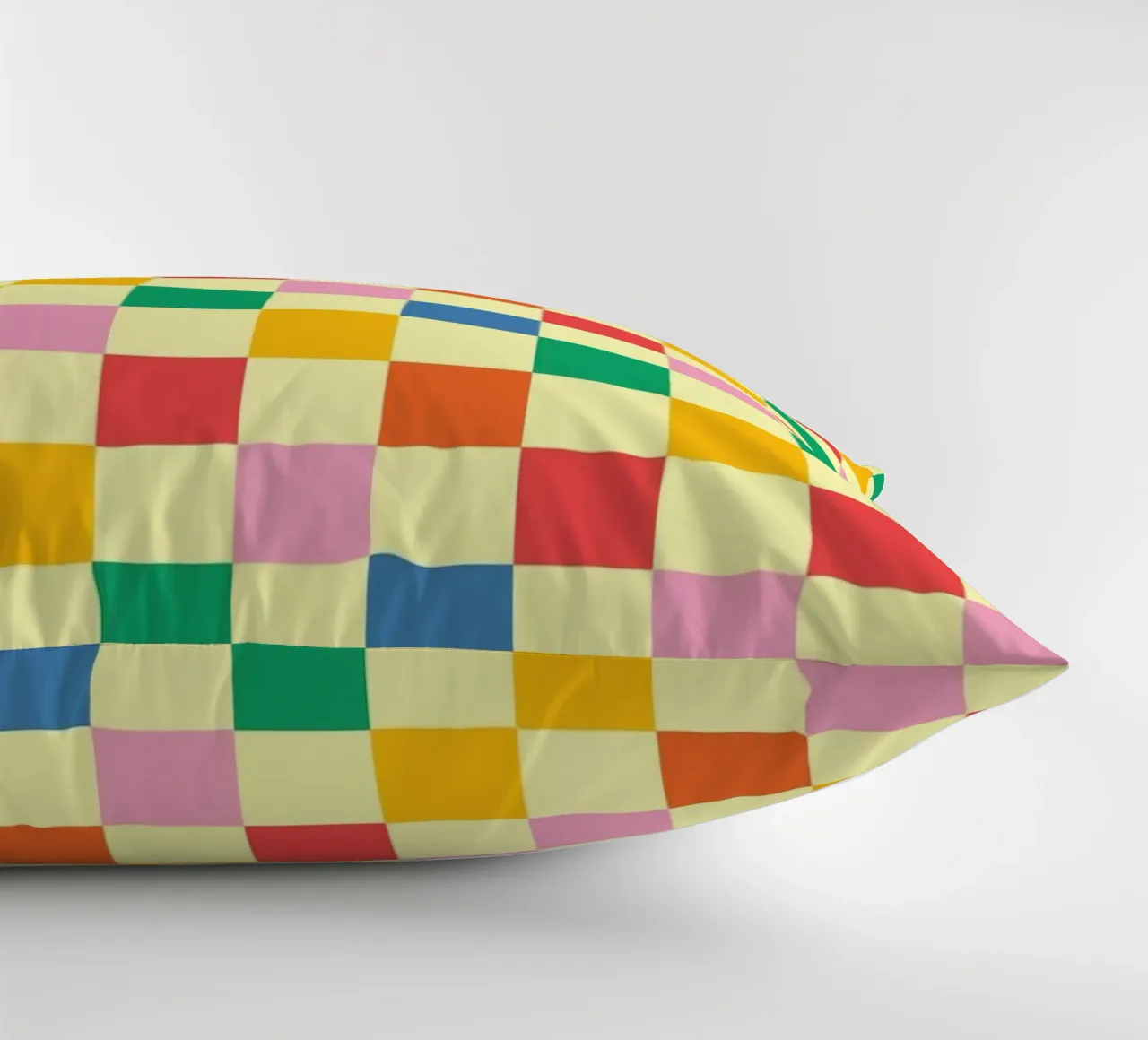 Square pixel retro colorful cuscino da galihstudio