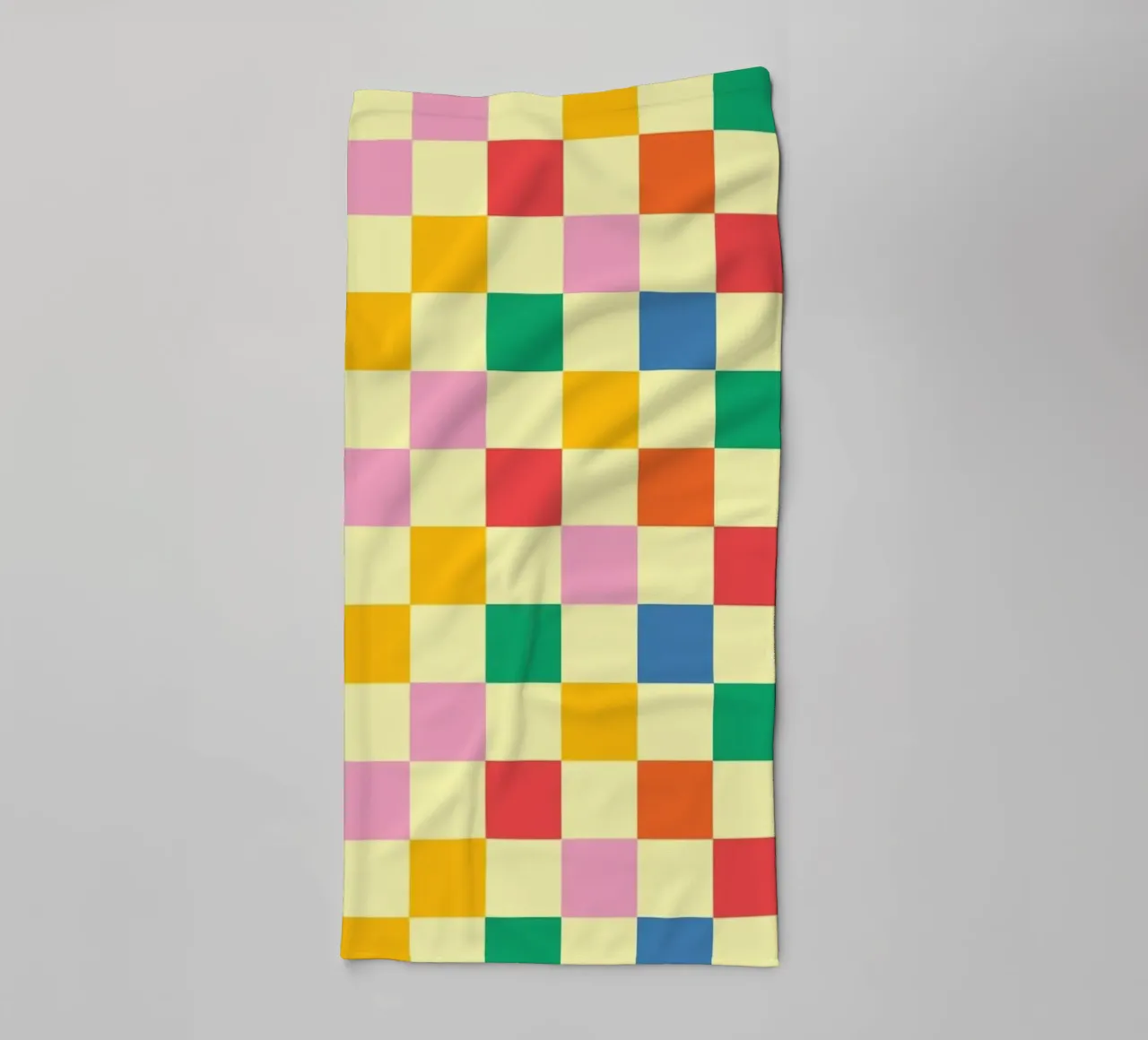 Square pixel retro colorful asciugamano da bagno da galihstudio