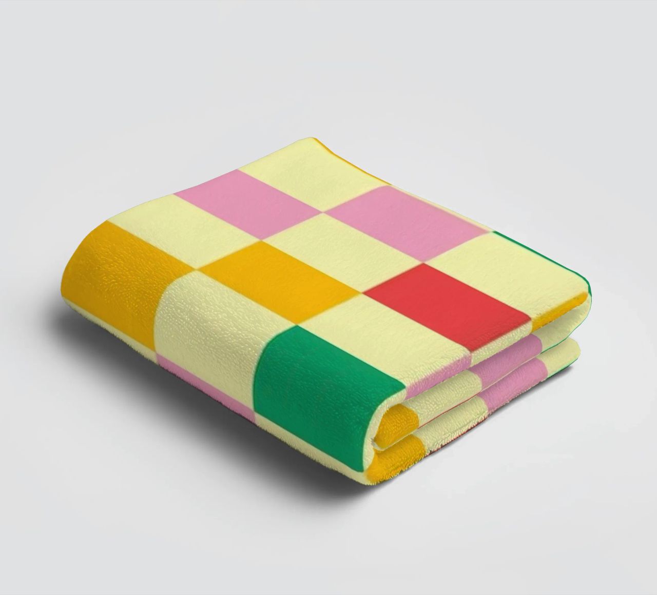 Square pixel retro colorful asciugamano da bagno da galihstudio