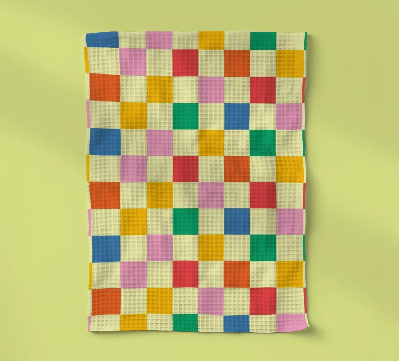 Square pixel retro colorful torchon de galihstudio