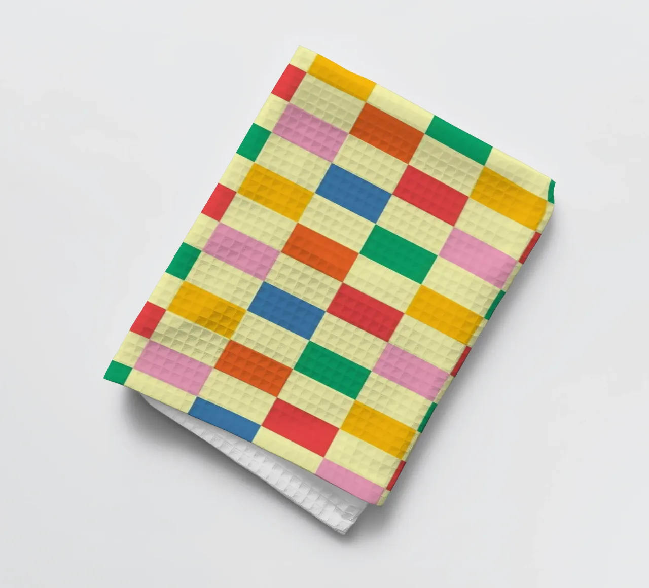 Square pixel retro colorful torchon de galihstudio