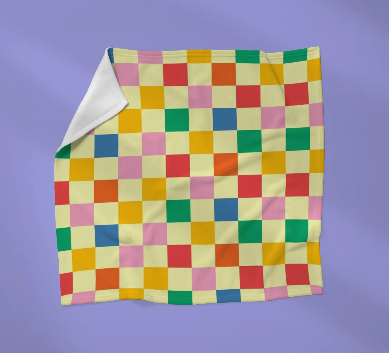 Square pixel retro colorful coperta in pile da galihstudio