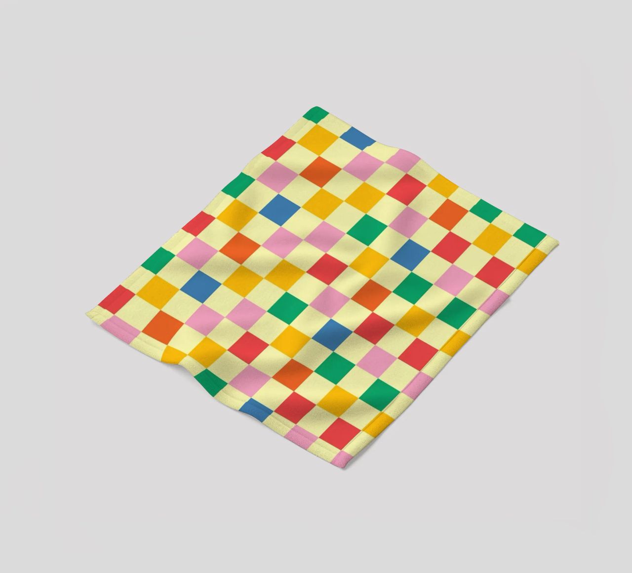 Square pixel retro colorful coperta in pile da galihstudio
