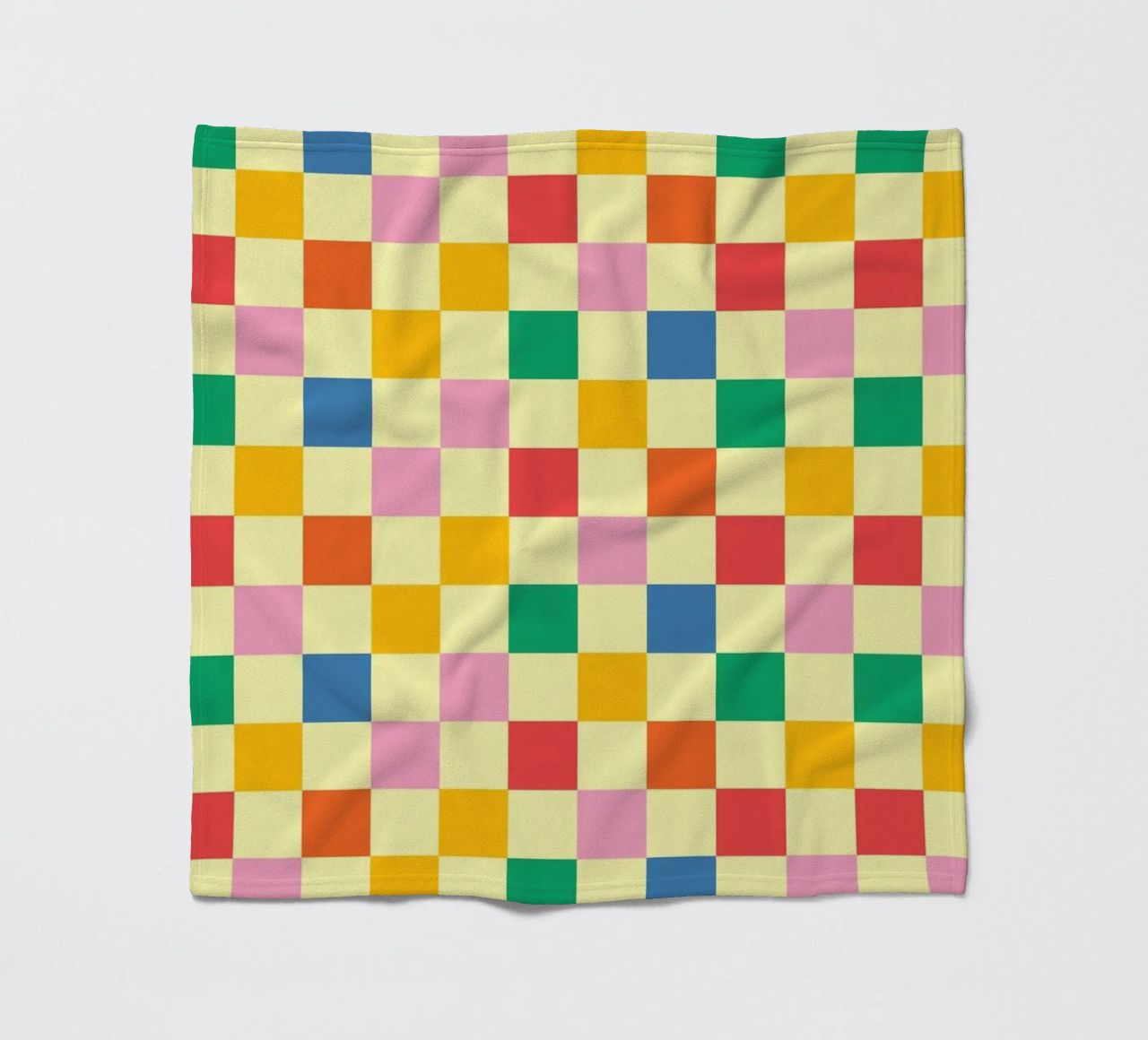 Square pixel retro colorful coperta in pile da galihstudio