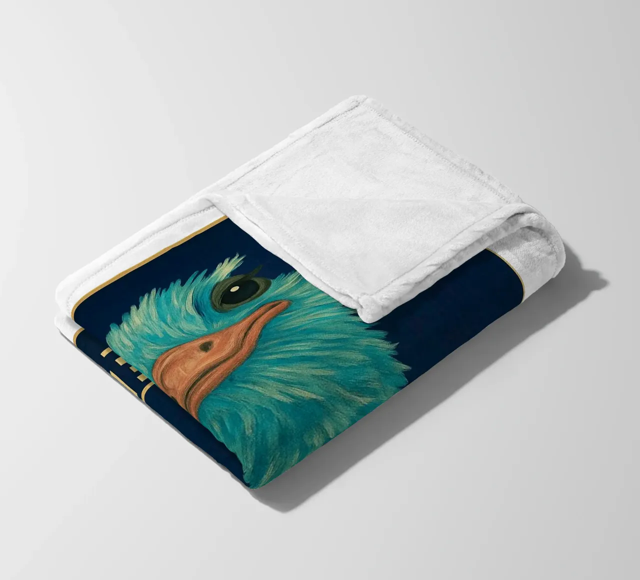 Ciao Guance dolci Struzzo divertente coperta in pile da PitaraS