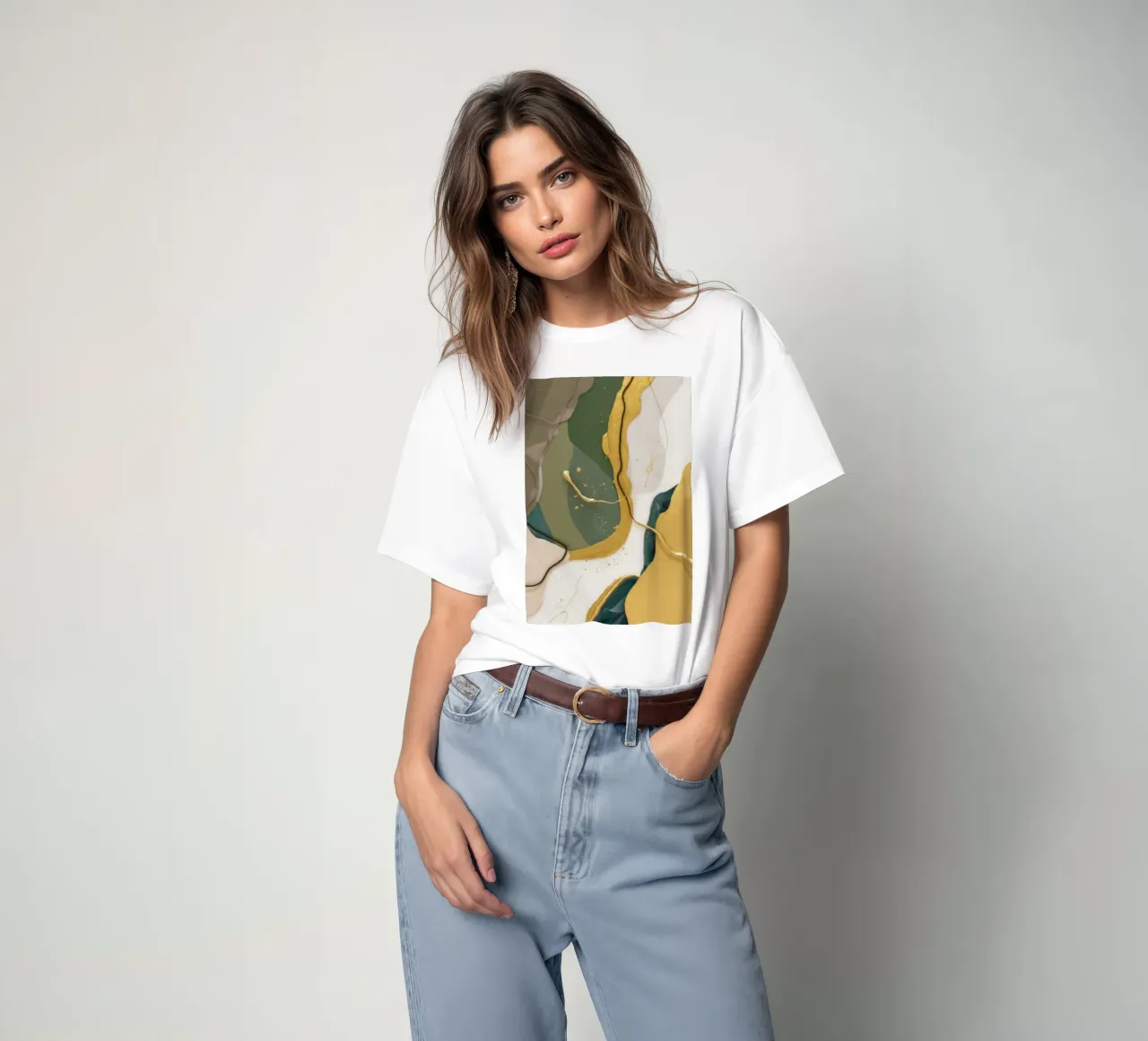 Curva di polvere di giada t-shirt da Monarch Arc