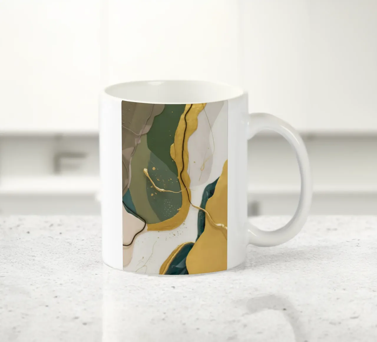 Curva di polvere di giada tazza in ceramica da Monarch Arc