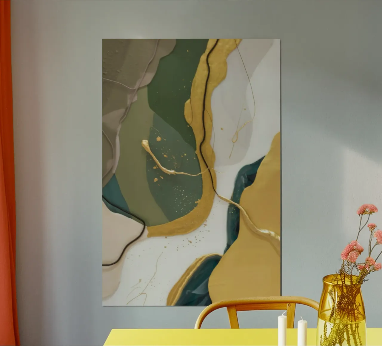 Curva di polvere di giada poster da Monarch Arc