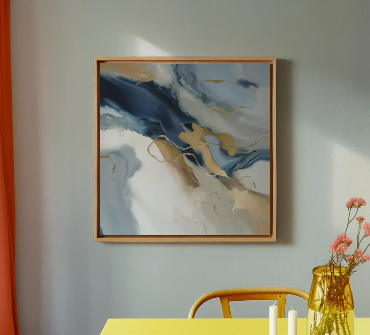 Tidal Gold Mirage Leinwand von Monarch Arc