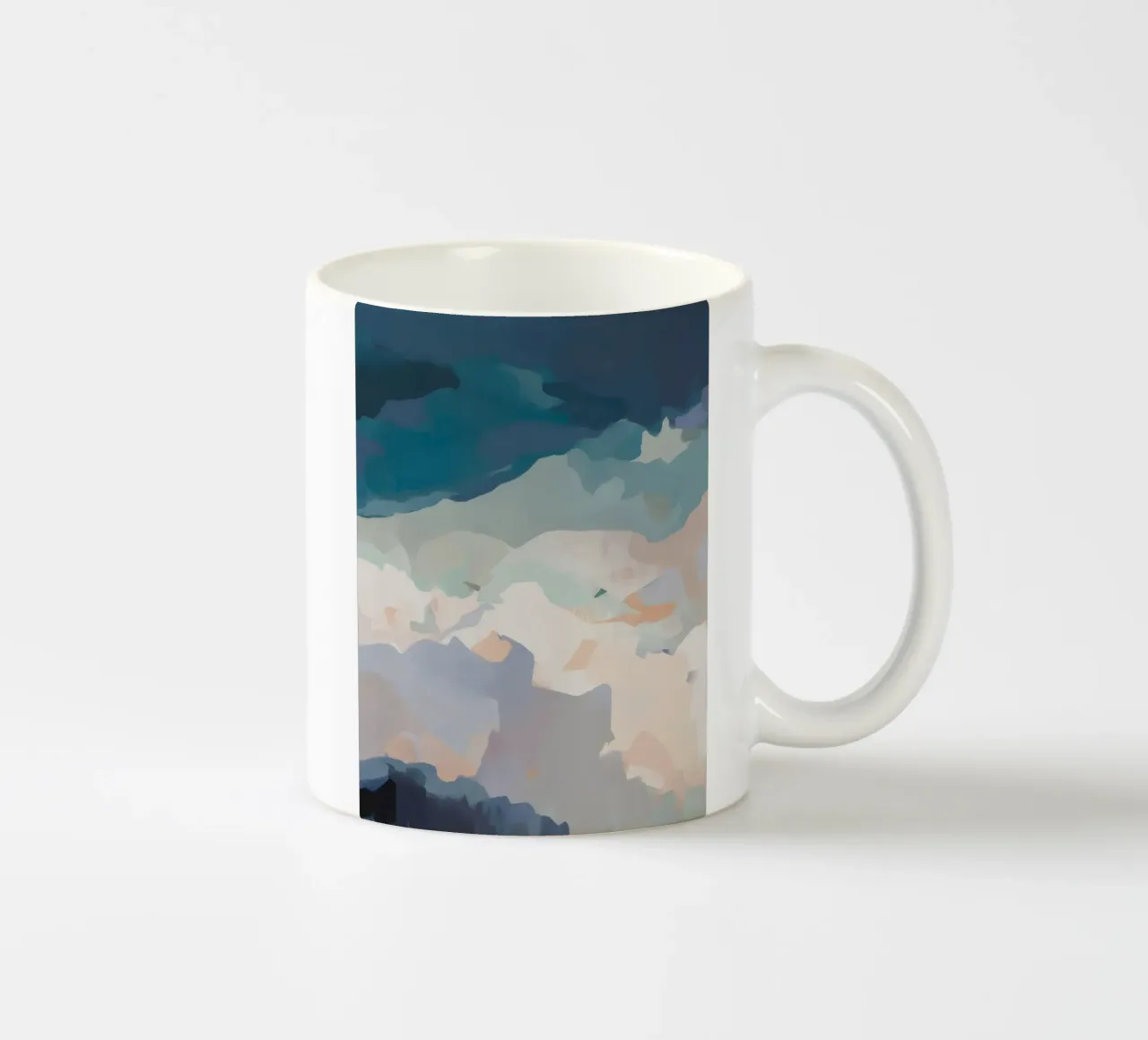 Nebbia pastello Silenzio tazza in ceramica da Monarch Arc