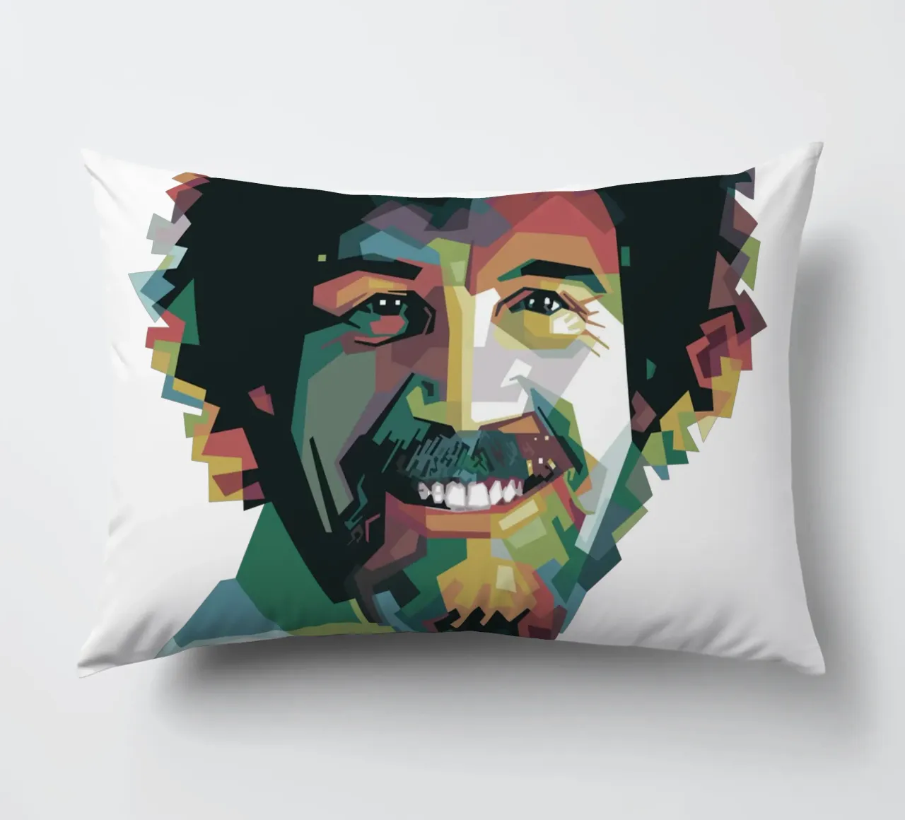 Bob Ross Pop Art WPAP cuscino da Alkahfsmart