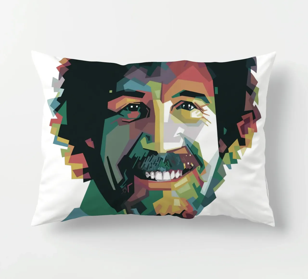 Bob Ross Pop Art WPAP cuscino da Alkahfsmart