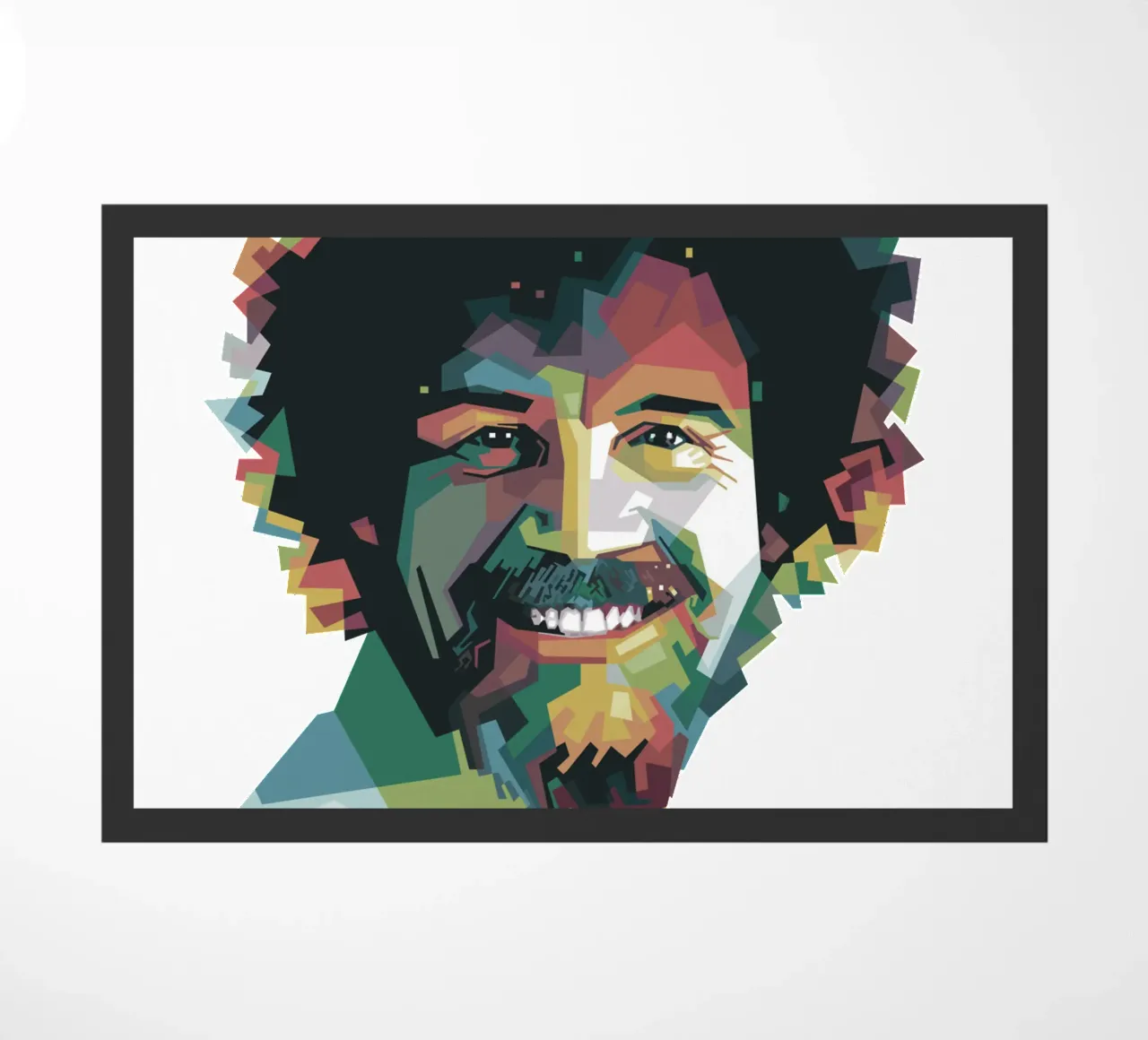 Bob Ross Pop Art WPAP zerbino da Alkahfsmart
