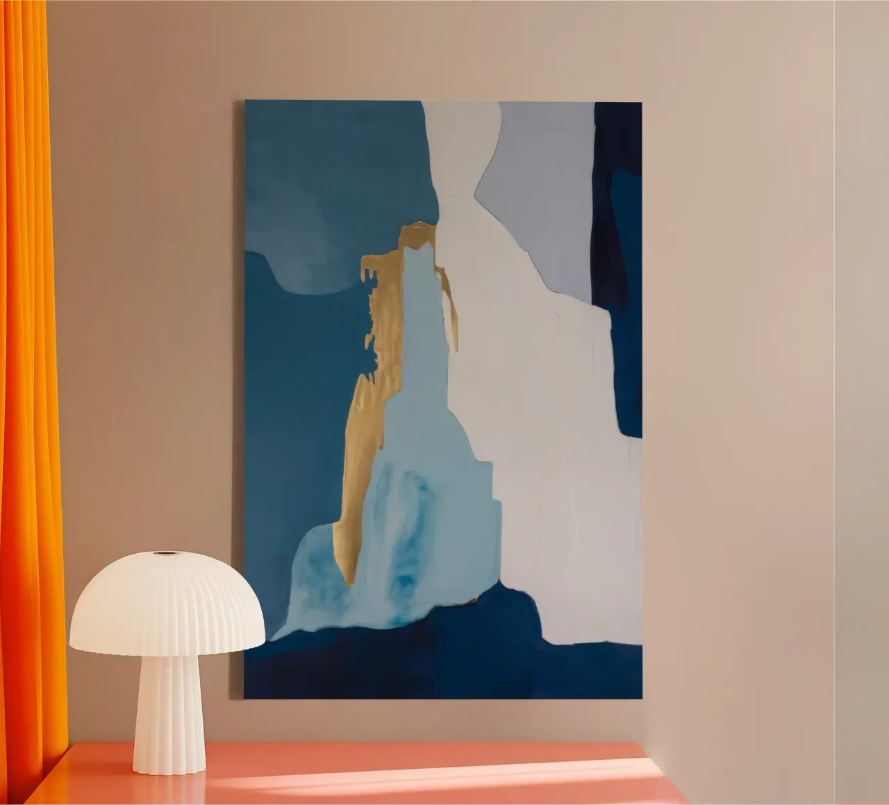 Vertikaler Silence Drop Leinwand von Monarch Arc