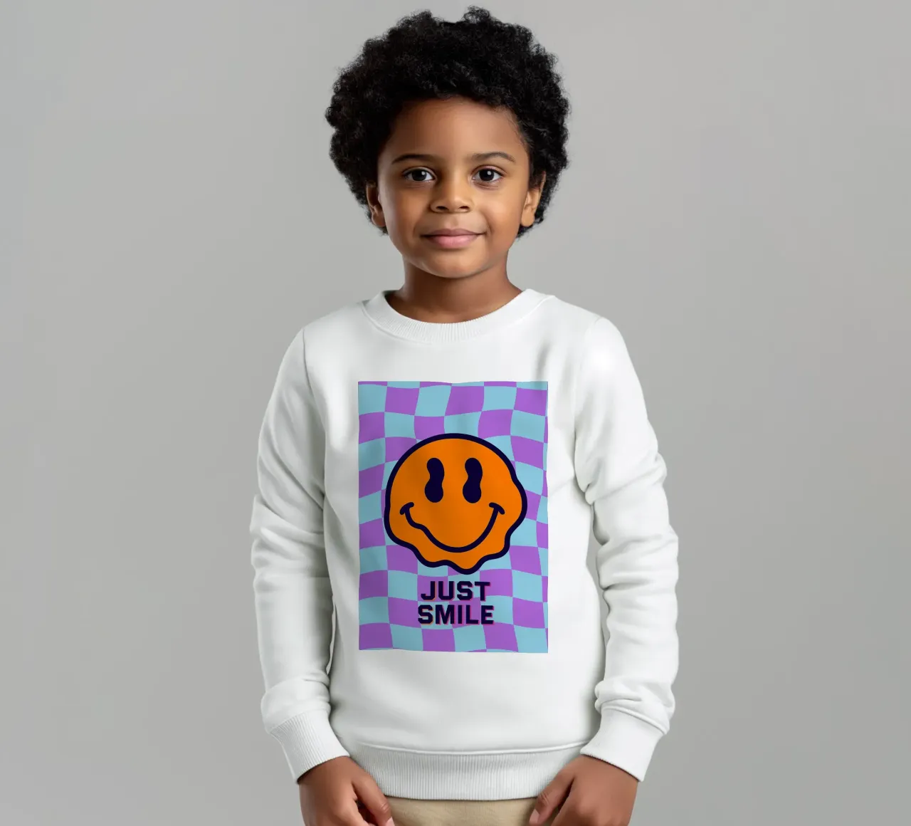 emoticon del sorriso felpa bambino da PitaraS