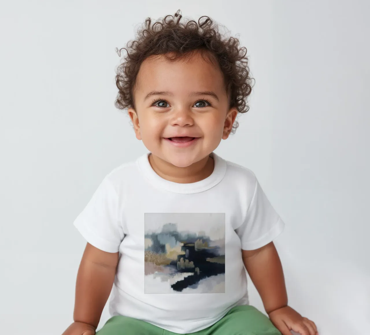 Echo Fade Marsh baby t-shirt by Monarch Arc